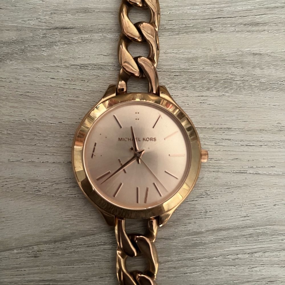 Rose Gold Michael Kors Bracelet Watch
